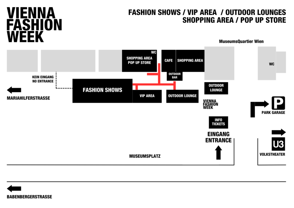 VIENNA FASHION WEEK 2024 MAP